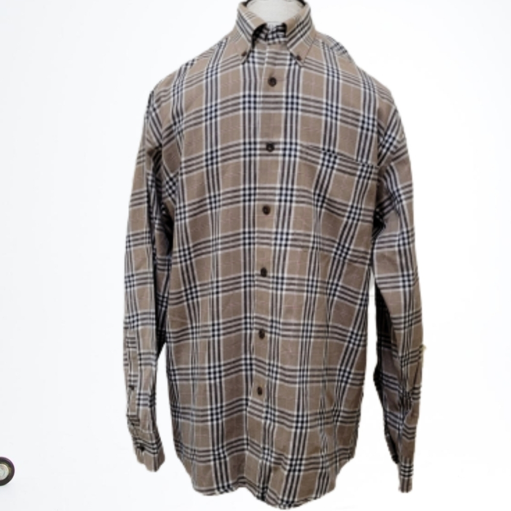 Pendleton Men's Canterbury Cloth Long Sleeve Shirt Size Medium